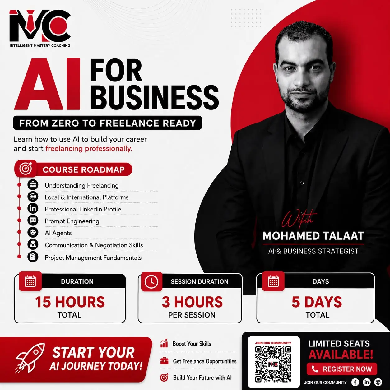 AI for Business – From Zero to Freelance Ready course poster